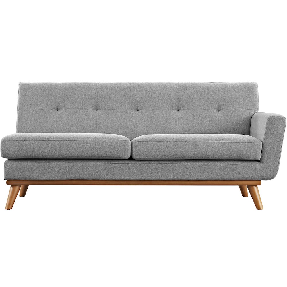 Engage Right-Arm Upholstered Fabric Loveseat. Picture 3