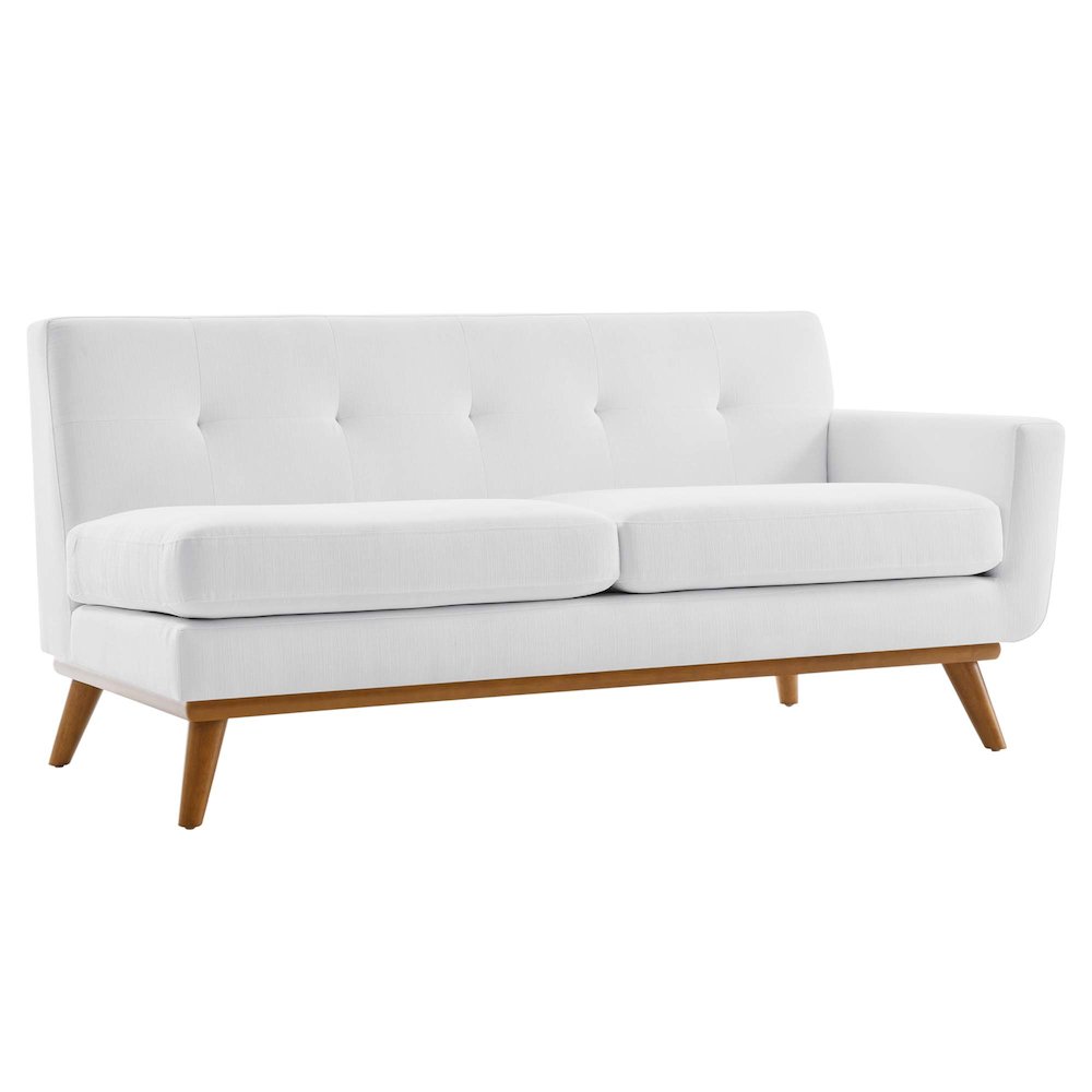Engage Right-Arm Upholstered Fabric Loveseat. Picture 1