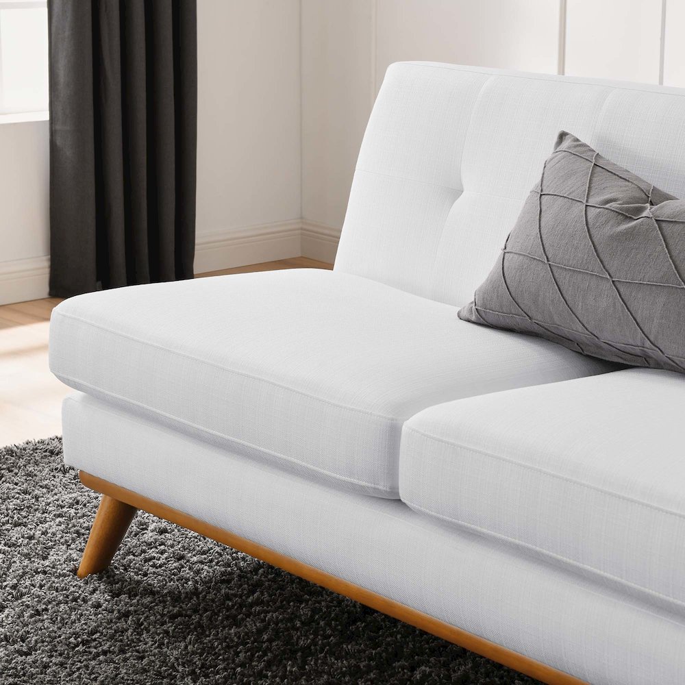 Engage Right-Arm Upholstered Fabric Loveseat. Picture 7