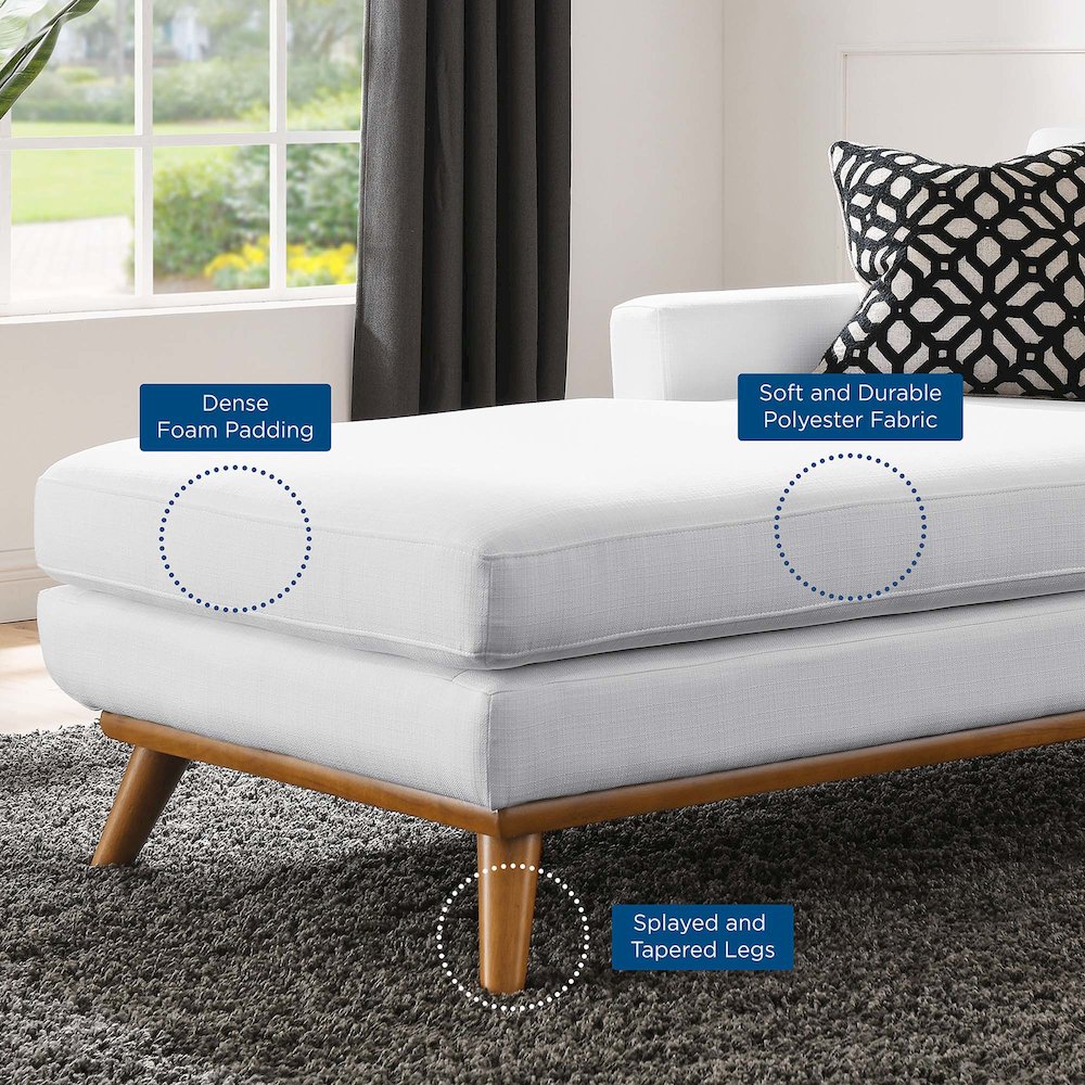 Engage Left-Facing Upholstered Fabric Chaise. Picture 6