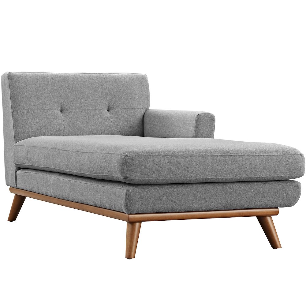 Engage Right-Facing Upholstered Fabric Chaise. Picture 1