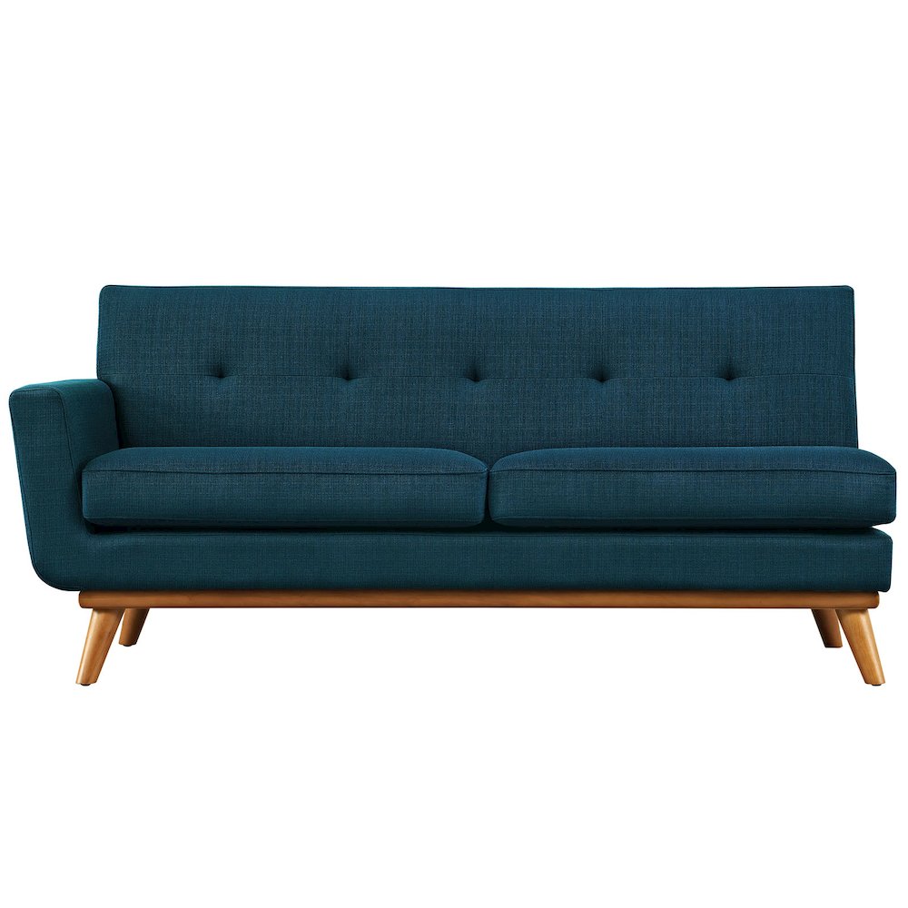 Engage Left-Arm Upholstered Fabric Loveseat. Picture 3
