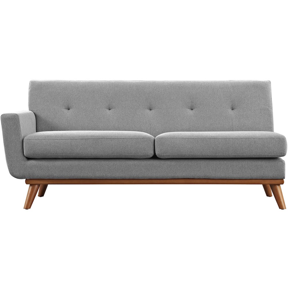 Engage Left-Arm Upholstered Fabric Loveseat. Picture 3