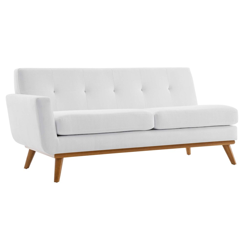 Engage Left-Arm Upholstered Fabric Loveseat. Picture 1
