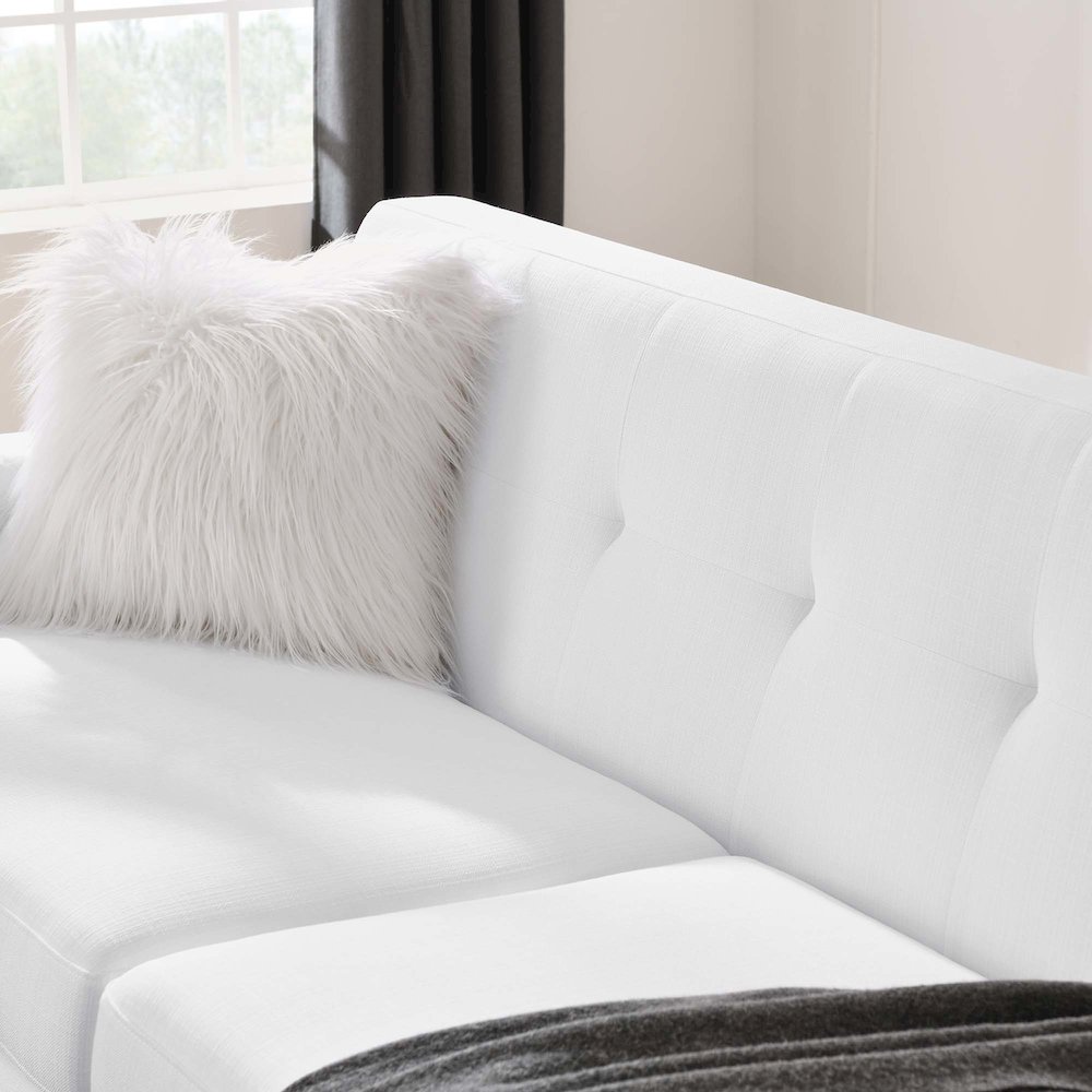 Engage Left-Arm Upholstered Fabric Loveseat. Picture 6