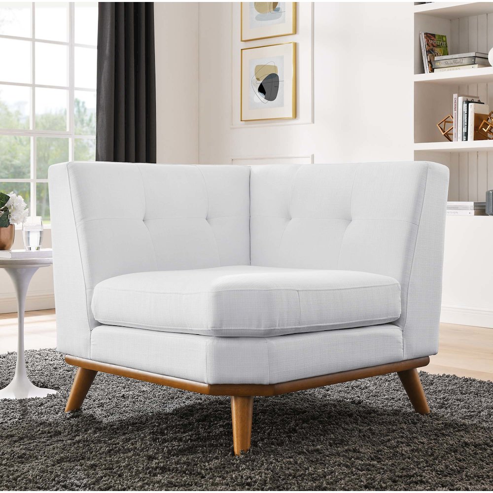 Engage Upholstered Fabric Corner Chair. Picture 4