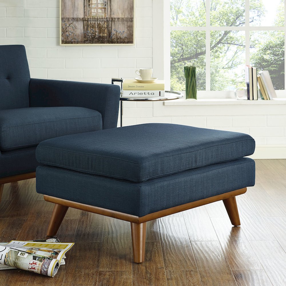 Engage Upholstered Fabric Ottoman. Picture 4