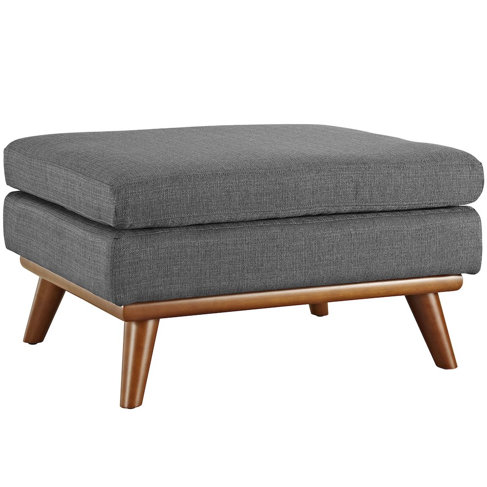 Engage Upholstered Fabric Ottoman. Picture 1