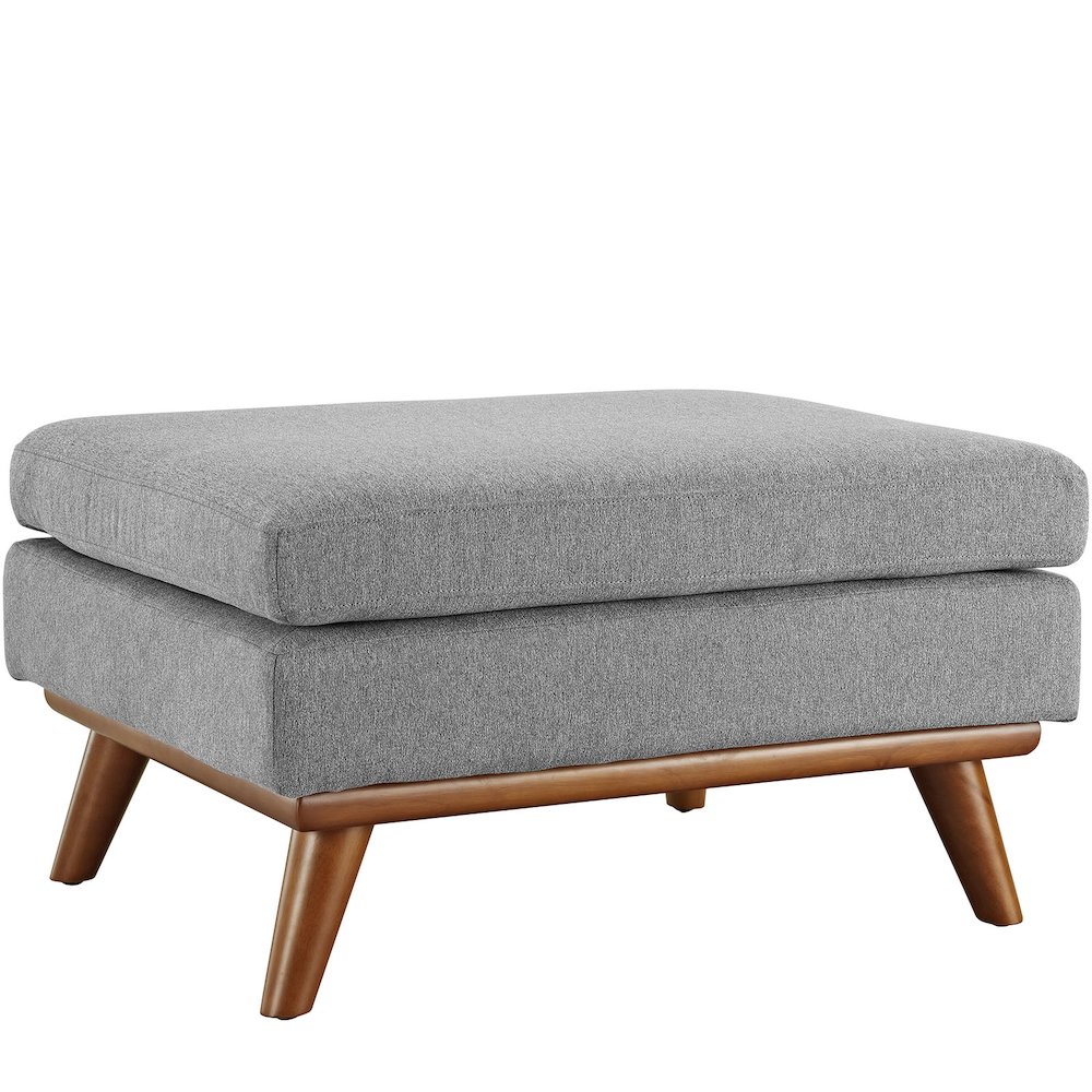 Engage Upholstered Fabric Ottoman. Picture 1