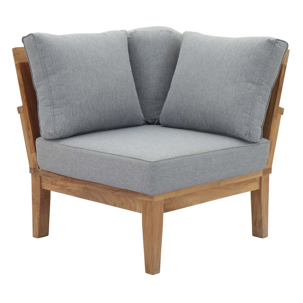 Marina 6 Piece Outdoor Patio Teak Set. Picture 6