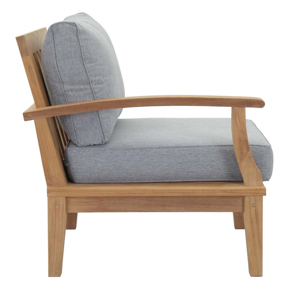 Marina 6 Piece Outdoor Patio Teak Set. Picture 9
