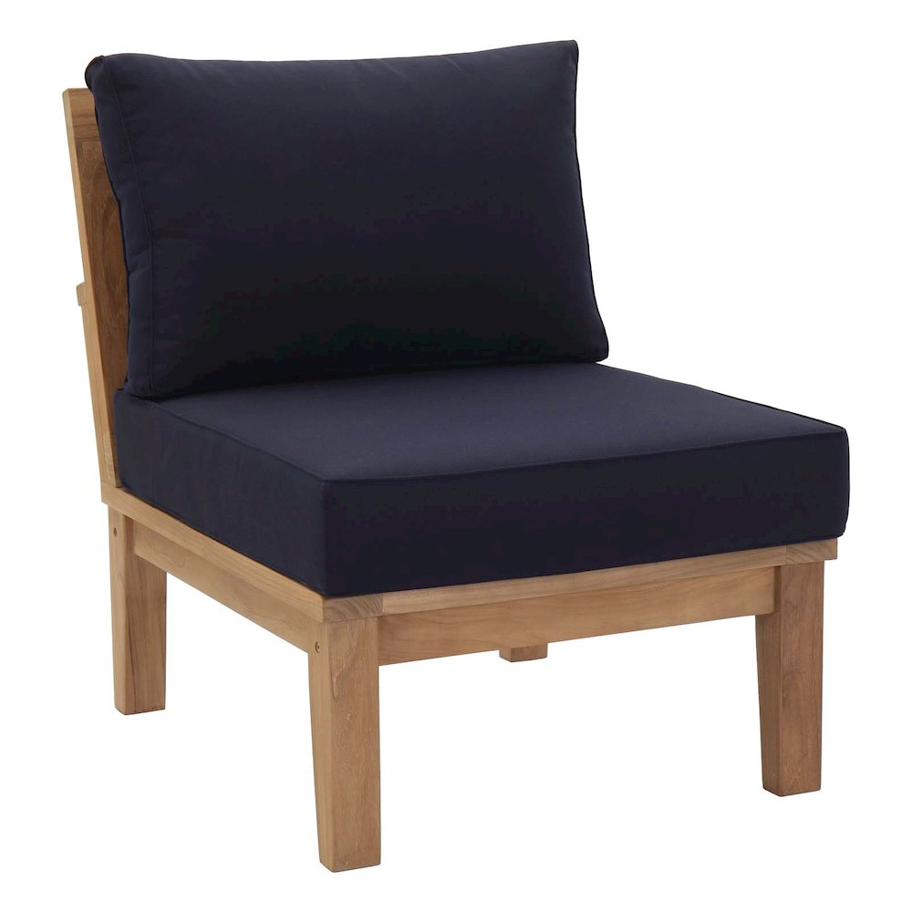 Marina 6 Piece Outdoor Patio Teak Set. Picture 4