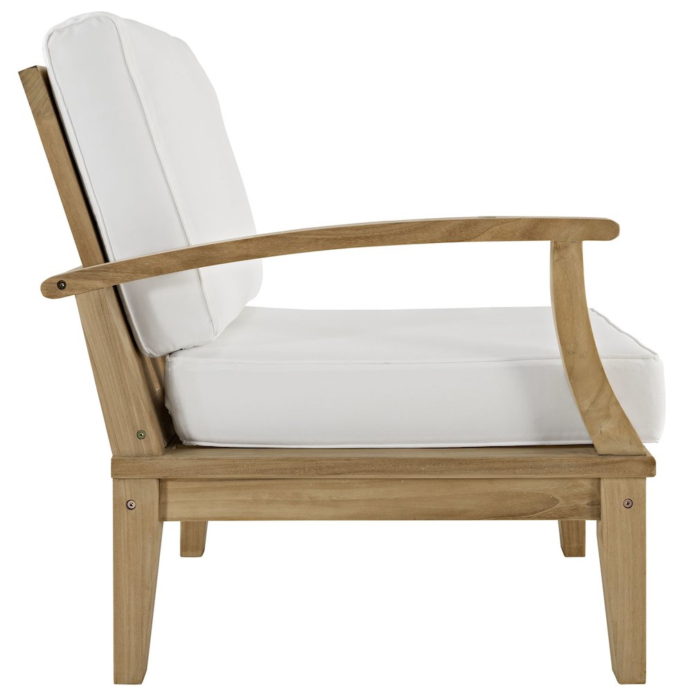 Marina 2 Piece Outdoor Patio Teak Set. Picture 4