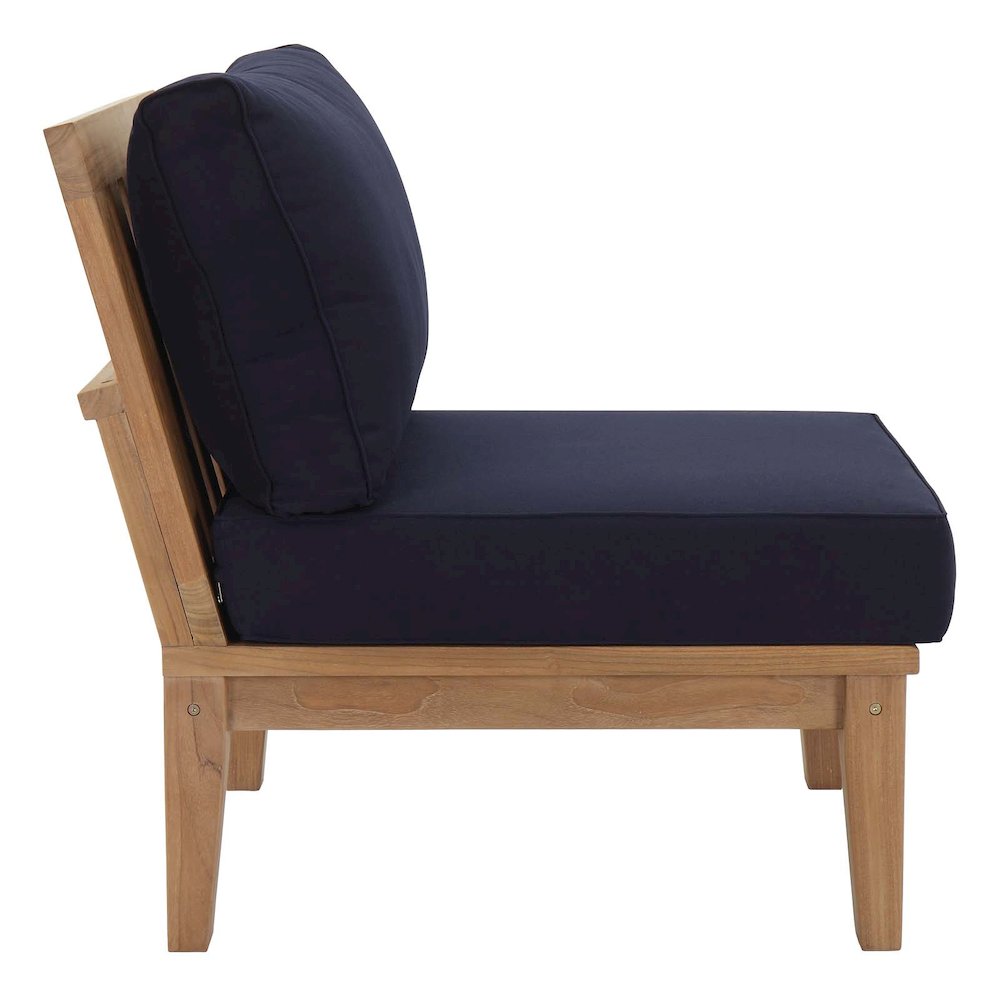 Marina 2 Piece Outdoor Patio Teak Set. Picture 5