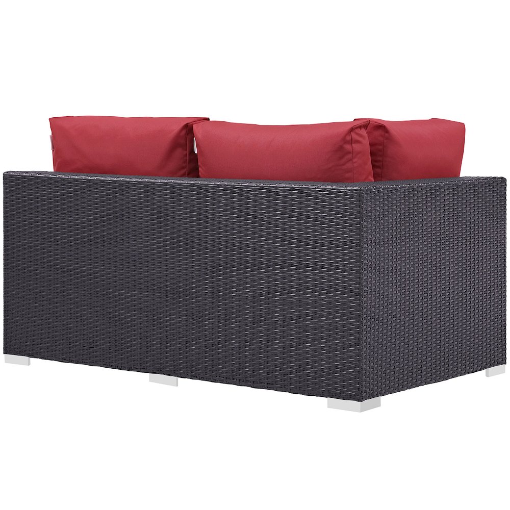 Convene Outdoor Patio Left Arm Loveseat. Picture 2
