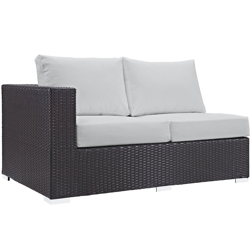 Convene Outdoor Patio Left Arm Loveseat. Picture 1