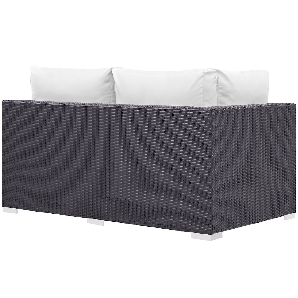 Convene Outdoor Patio Left Arm Loveseat. Picture 2