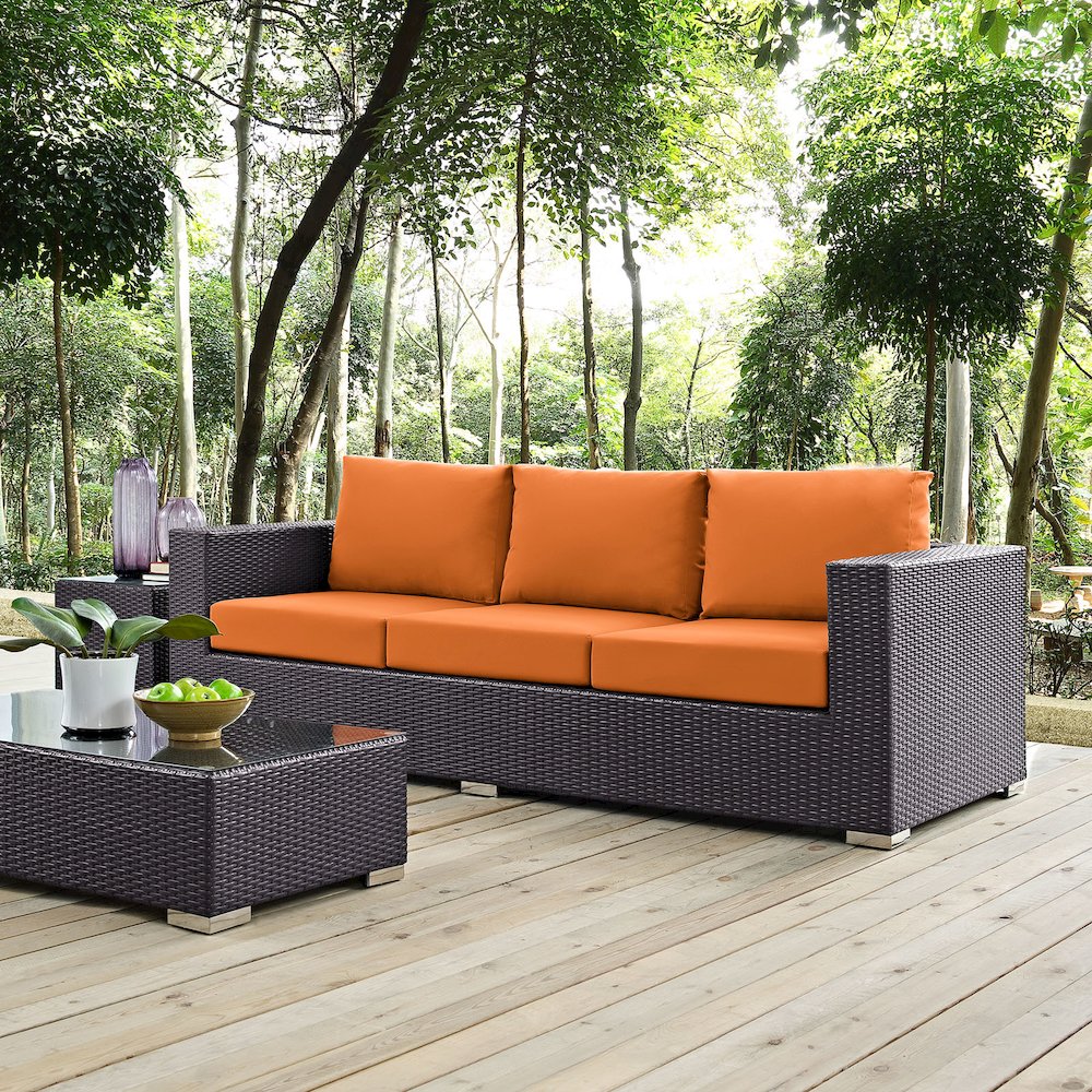 Convene Outdoor Patio Sofa. Picture 5