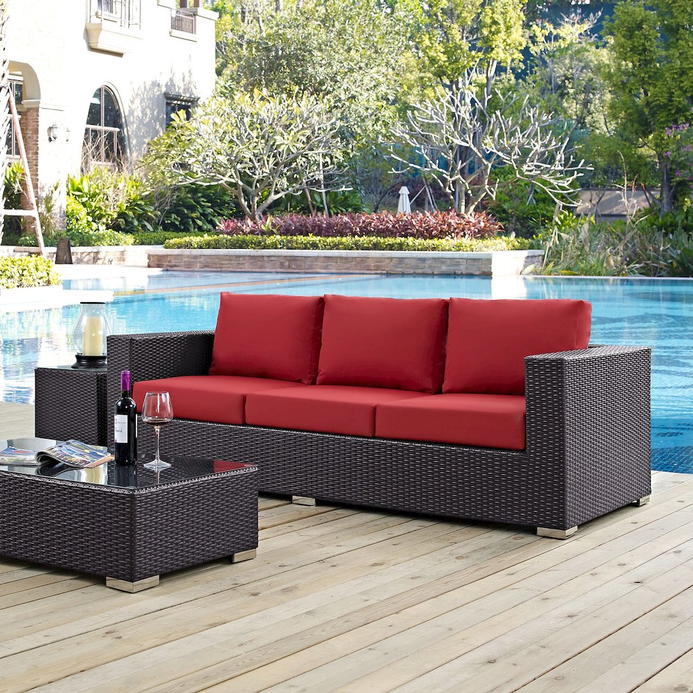 Convene Outdoor Patio Sofa. Picture 5
