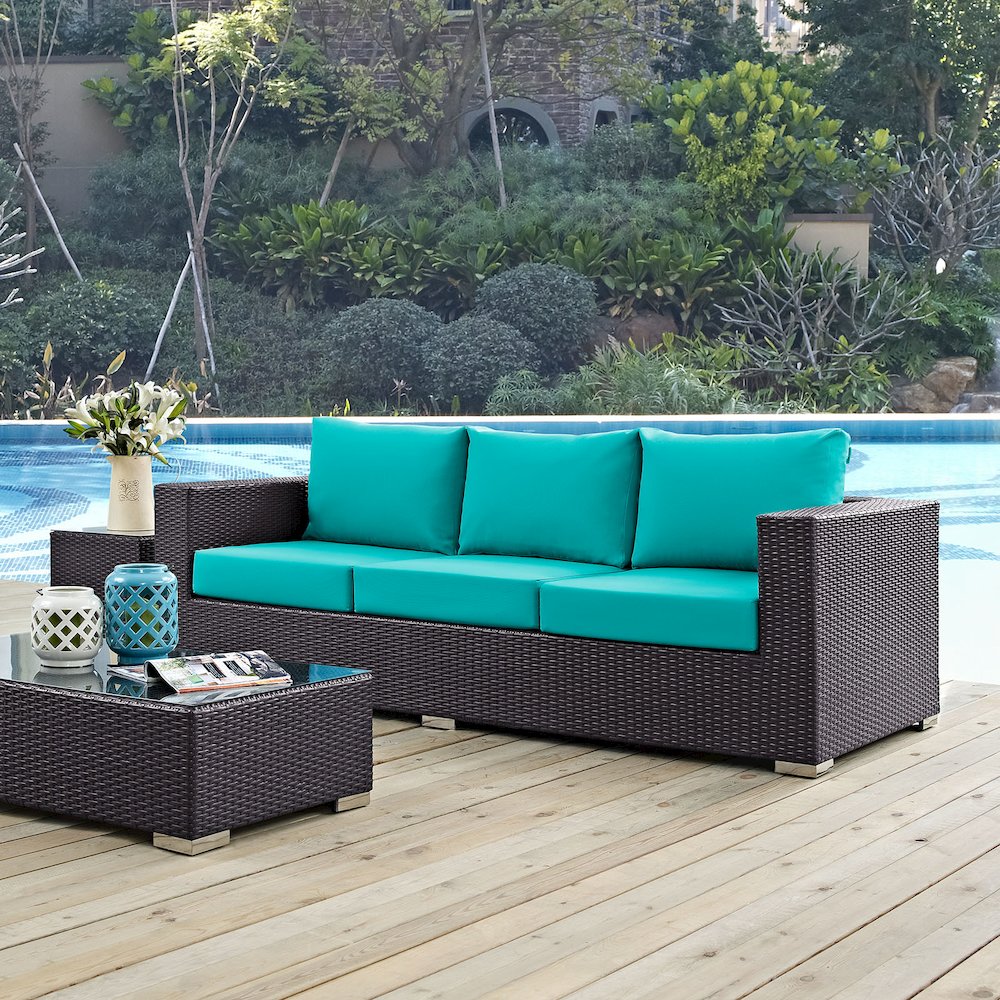 Convene Outdoor Patio Sofa. Picture 5