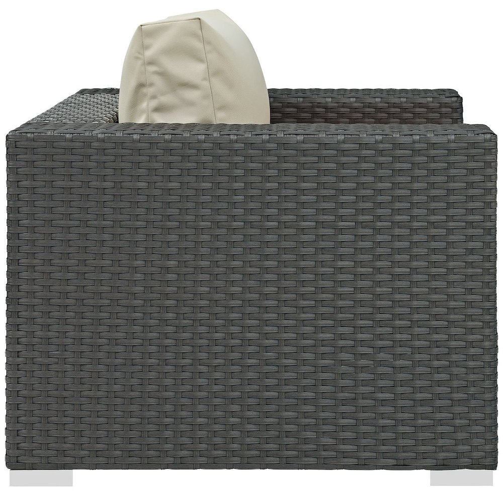 Sojourn Outdoor Patio Sunbrella Armchair. Picture 2
