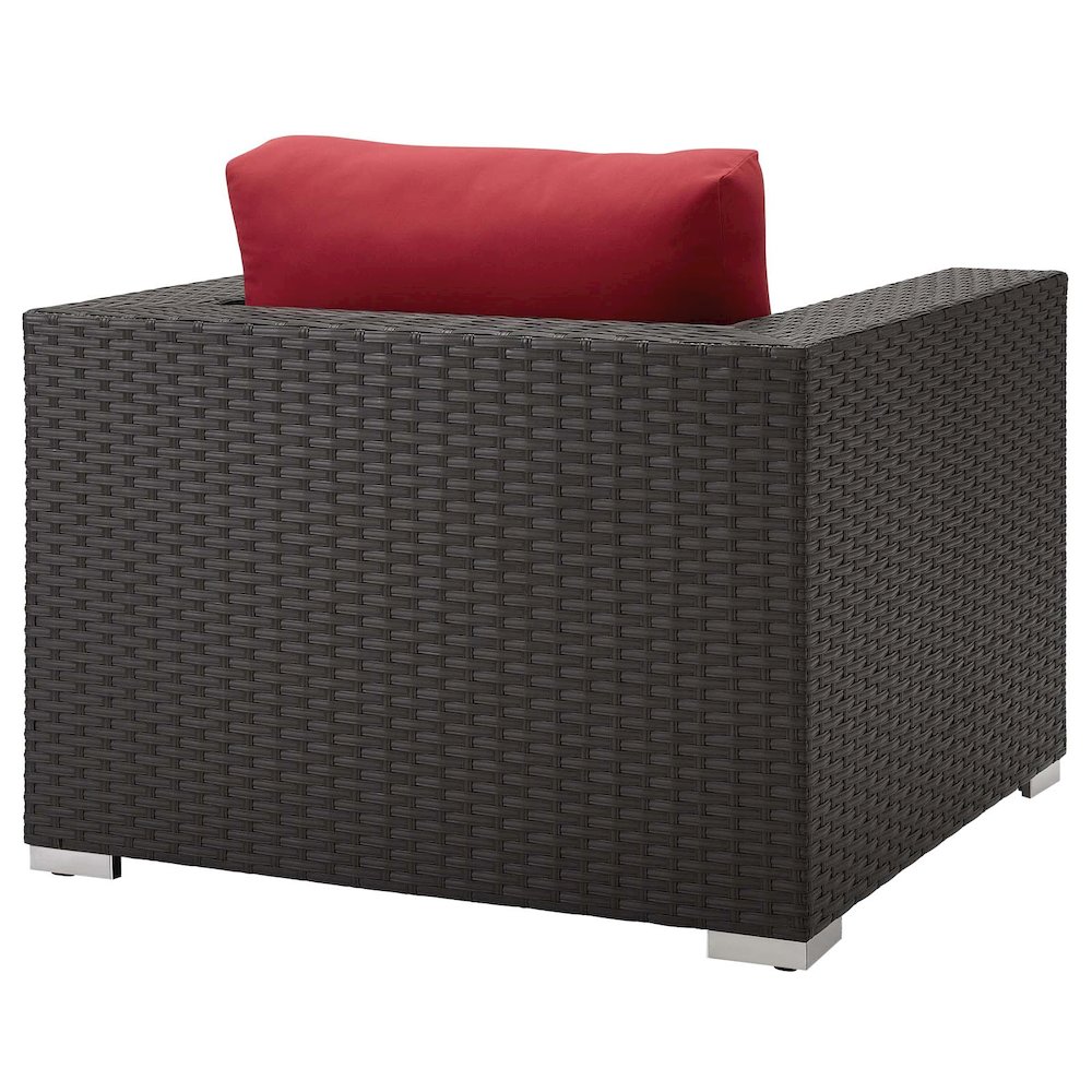 Sojourn Outdoor Patio Sunbrella Armchair. Picture 2