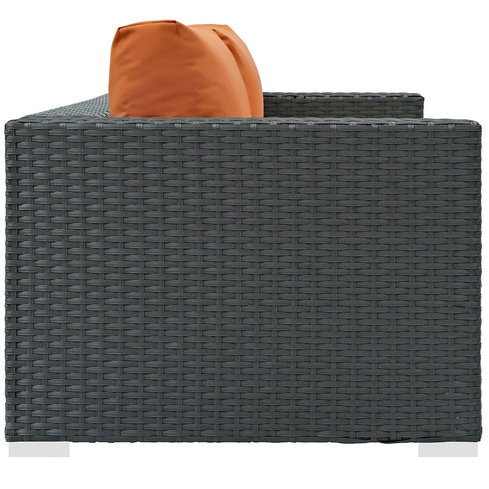 Sojourn Outdoor Patio Sunbrella Loveseat. Picture 2