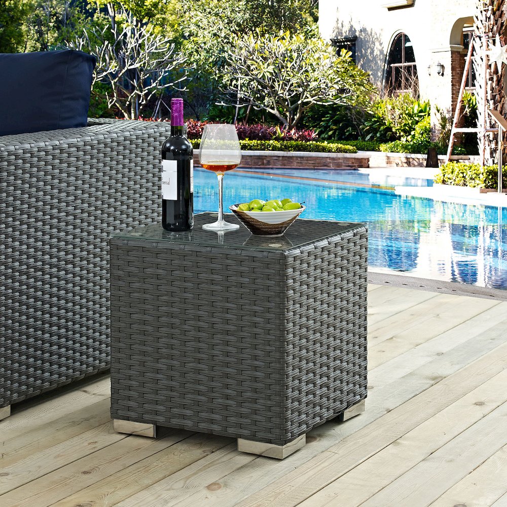 Sojourn Outdoor Patio Side Table. Picture 3