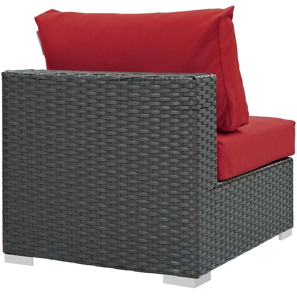 Sojourn Outdoor Patio Fabric Sunbrella Armless. Picture 3
