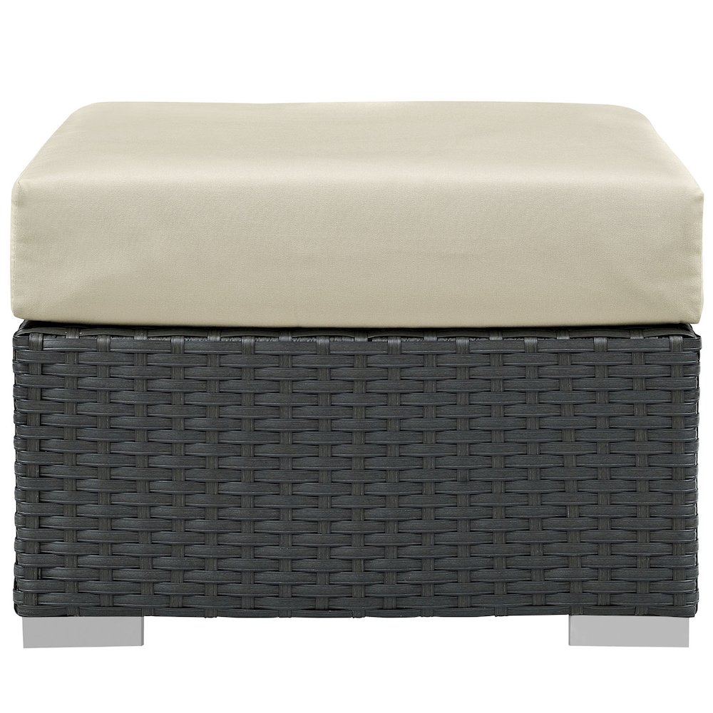 Sojourn Outdoor Patio Sunbrella Ottoman. Picture 2