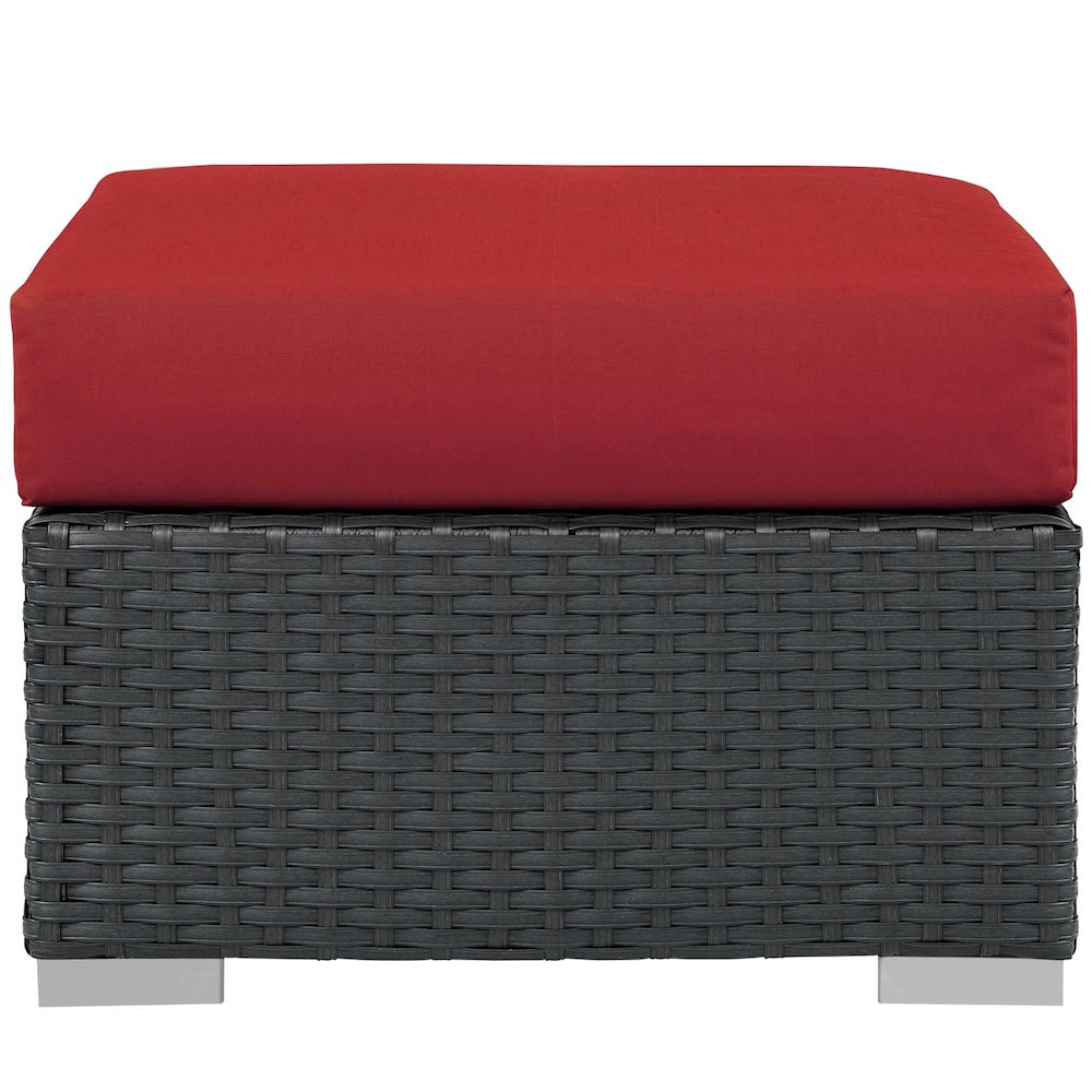 Sojourn Outdoor Patio Sunbrella Ottoman. Picture 2