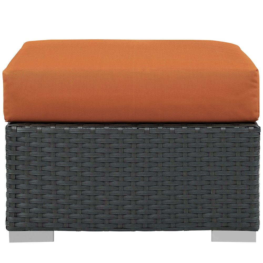 Sojourn Outdoor Patio Sunbrella Ottoman. Picture 2