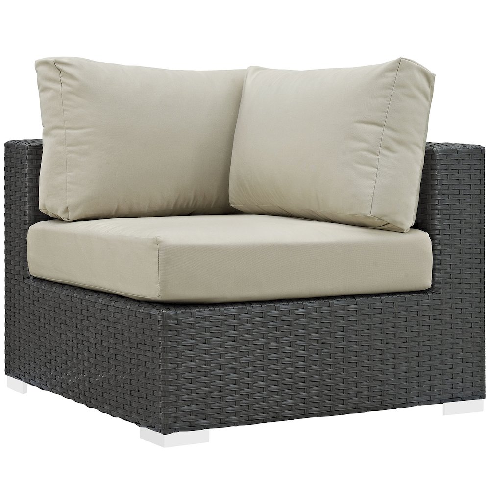 Sojourn Outdoor Patio Sunbrella Corner. Picture 1