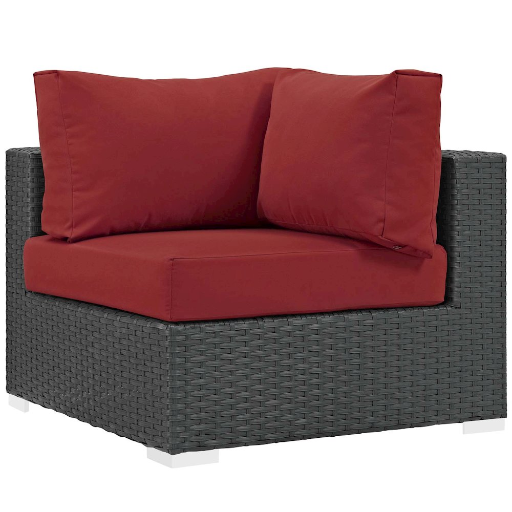 Sojourn Outdoor Patio Sunbrella Corner. Picture 1