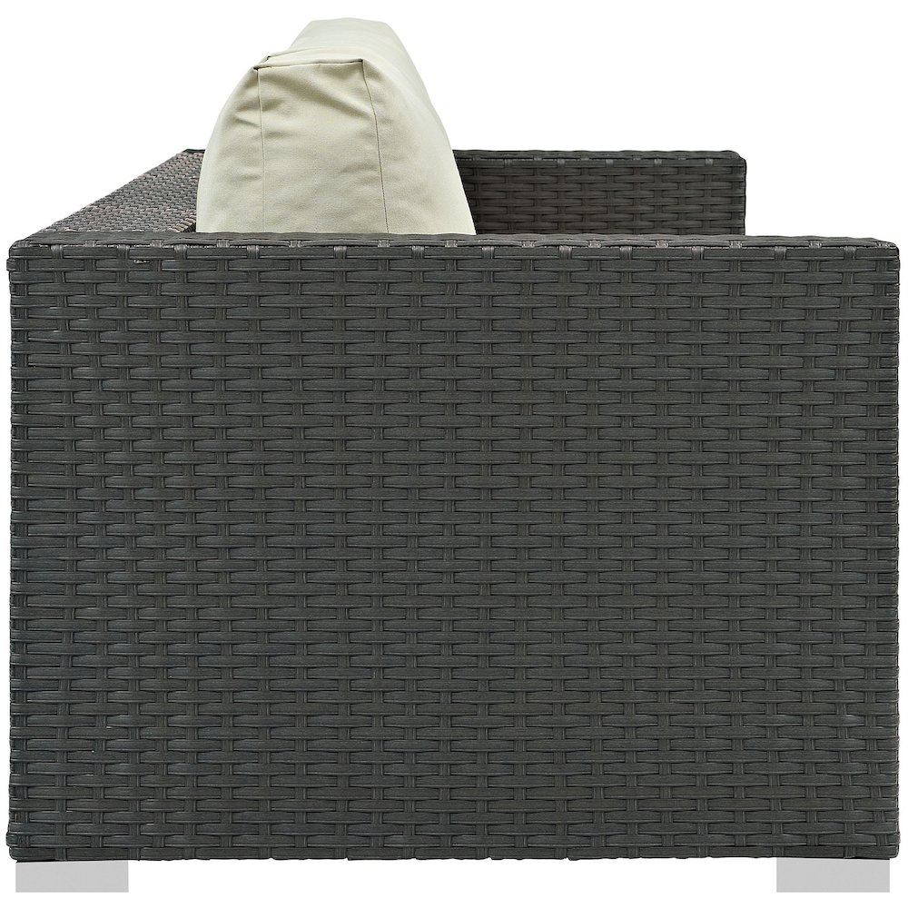 Sojourn Outdoor Patio Sunbrella Sofa. Picture 2