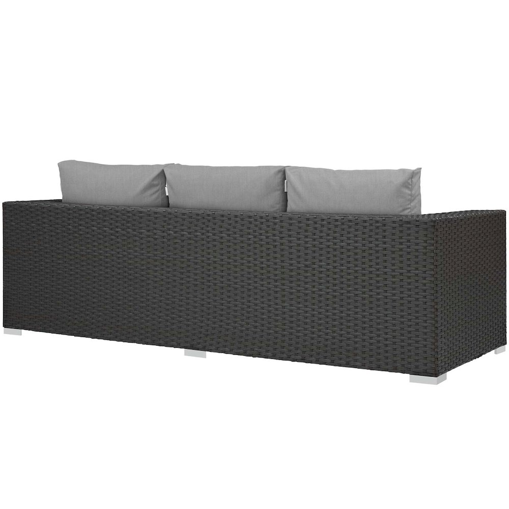 Sojourn Outdoor Patio Sunbrella Sofa. Picture 3