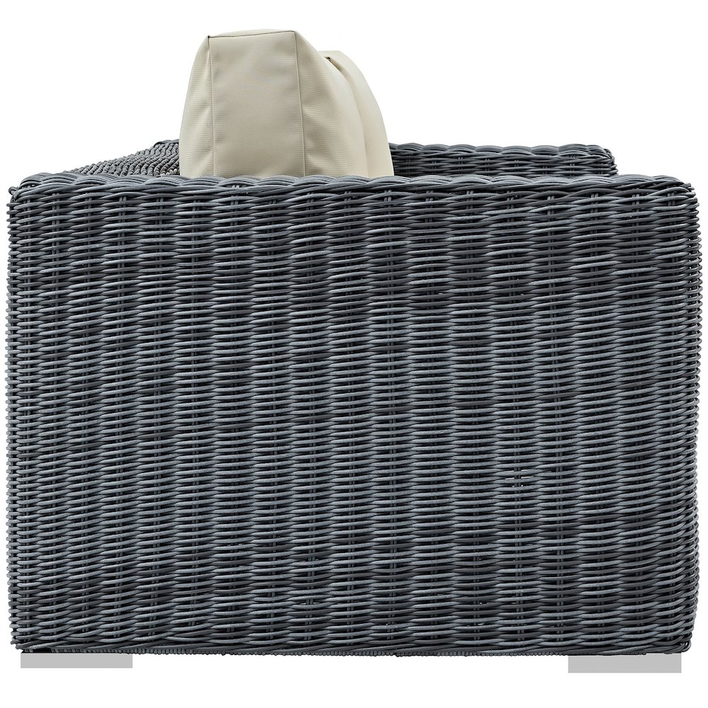 Summon Outdoor Patio Sunbrella Loveseat. Picture 2