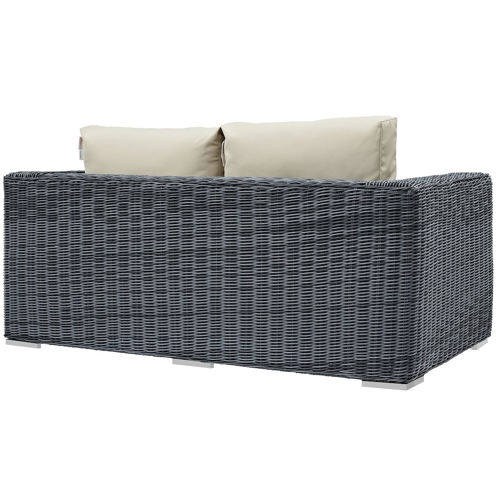 Summon Outdoor Patio Sunbrella Loveseat. Picture 3
