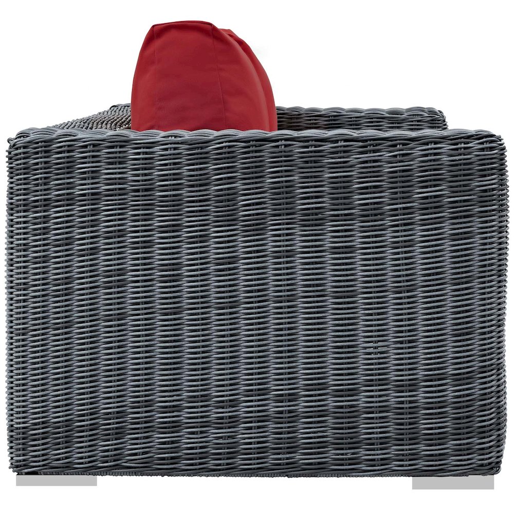 Summon Outdoor Patio Sunbrella Loveseat. Picture 2