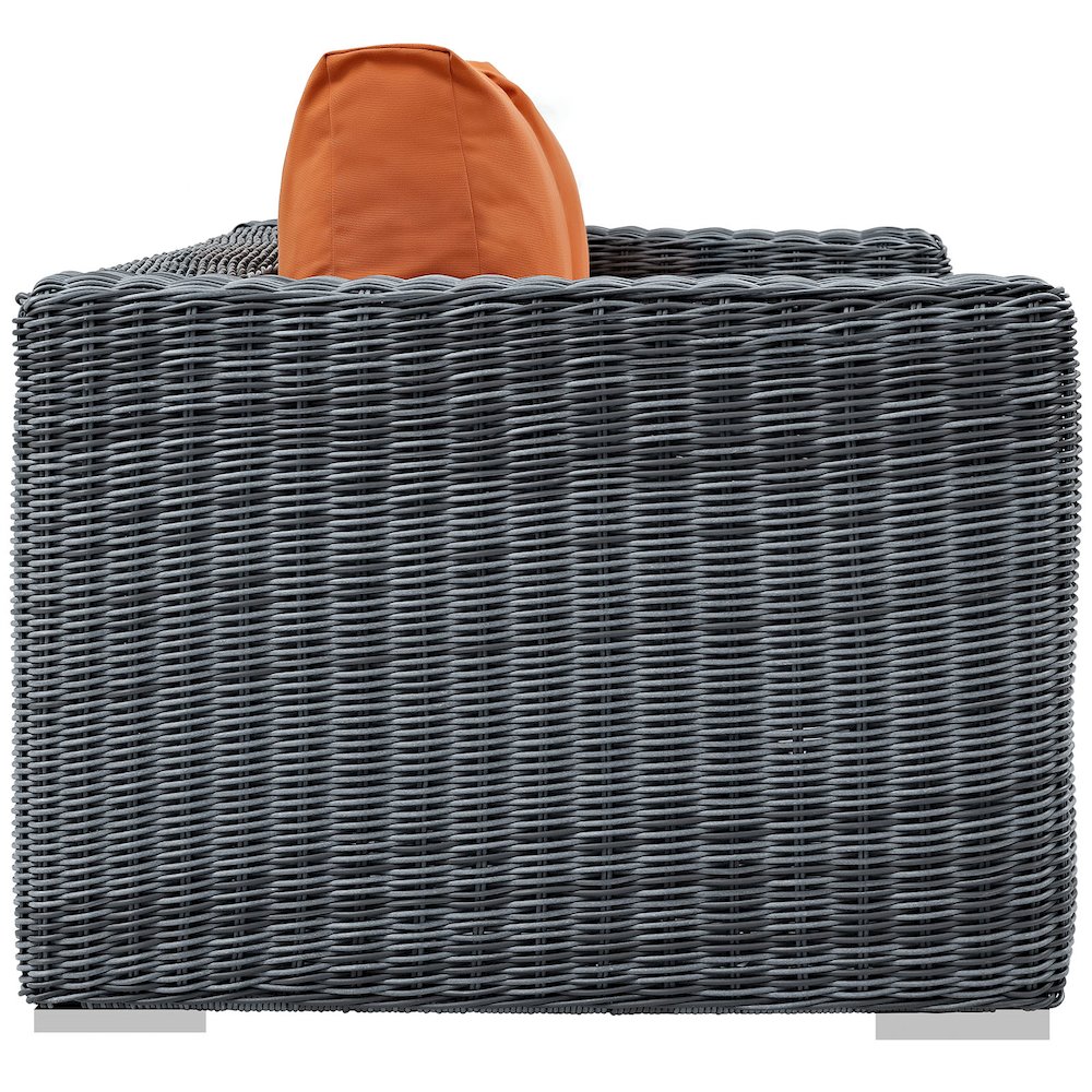 Summon Outdoor Patio Sunbrella Loveseat. Picture 2