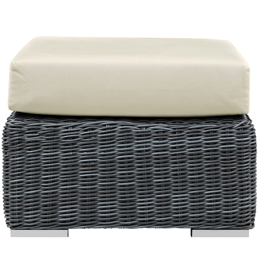 Summon Outdoor Patio Sunbrella Ottoman. Picture 2