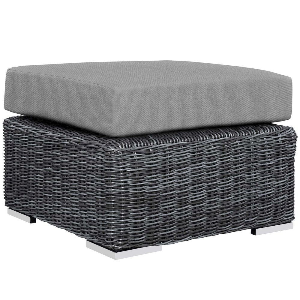 Summon Outdoor Patio Sunbrella Ottoman. Picture 1