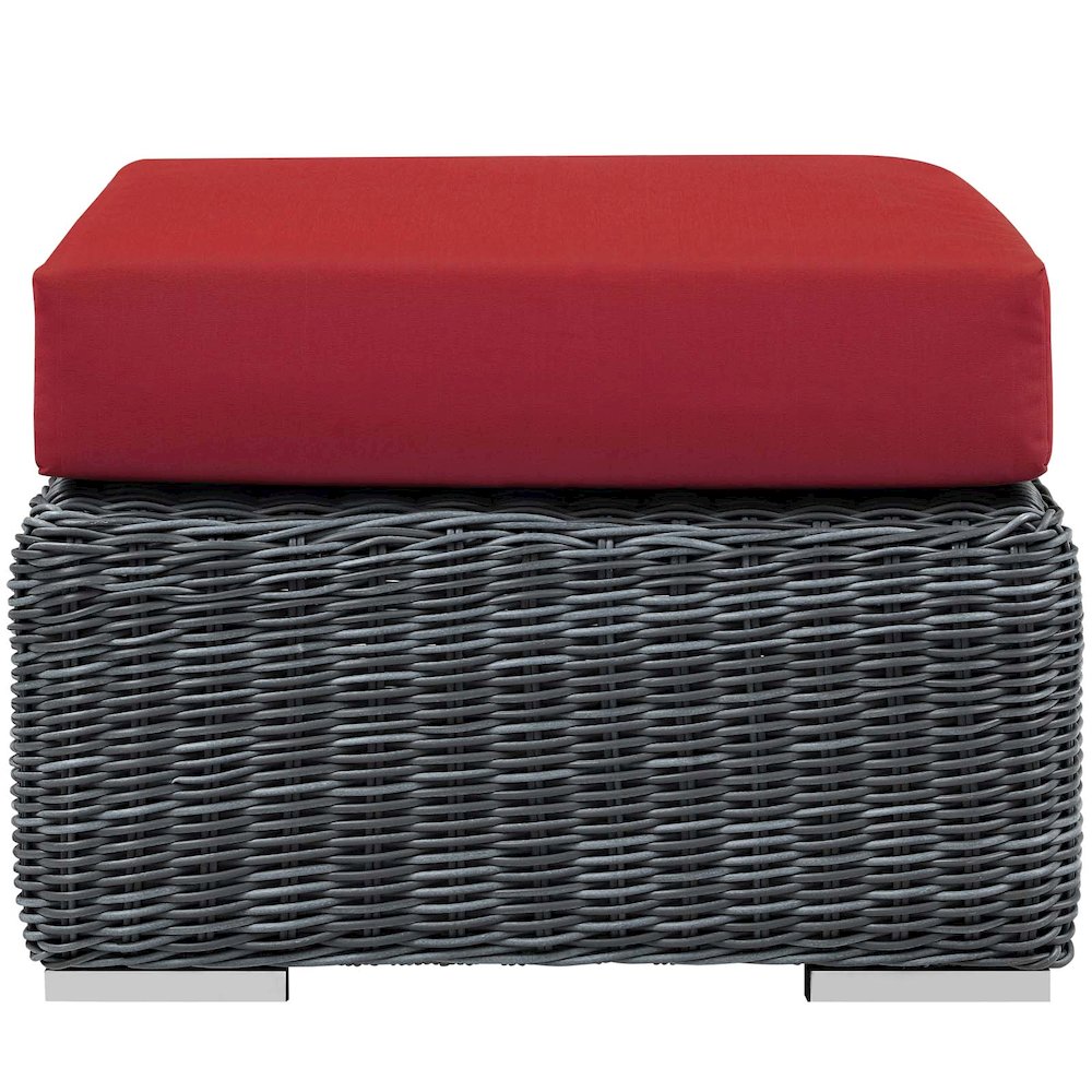 Summon Outdoor Patio Sunbrella Ottoman. Picture 2