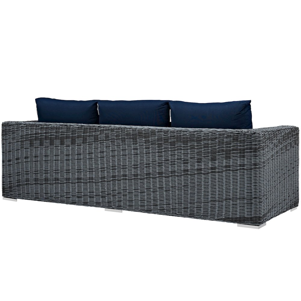 Summon Outdoor Patio Sunbrella Sofa. Picture 3