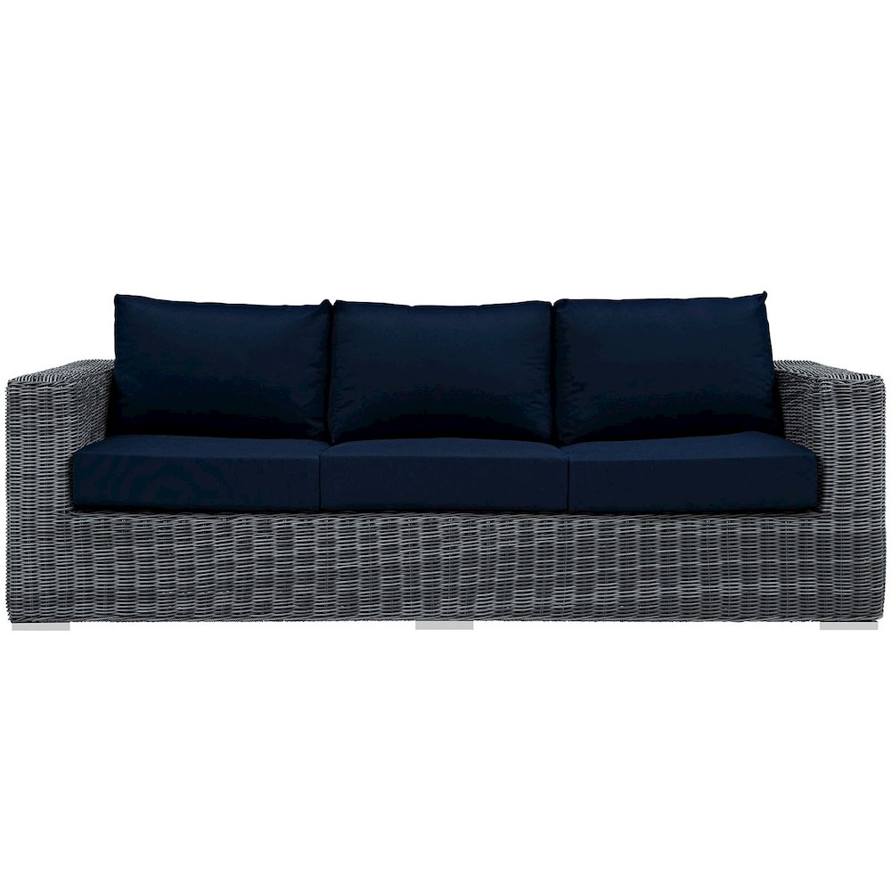 Summon Outdoor Patio Sunbrella Sofa. Picture 4