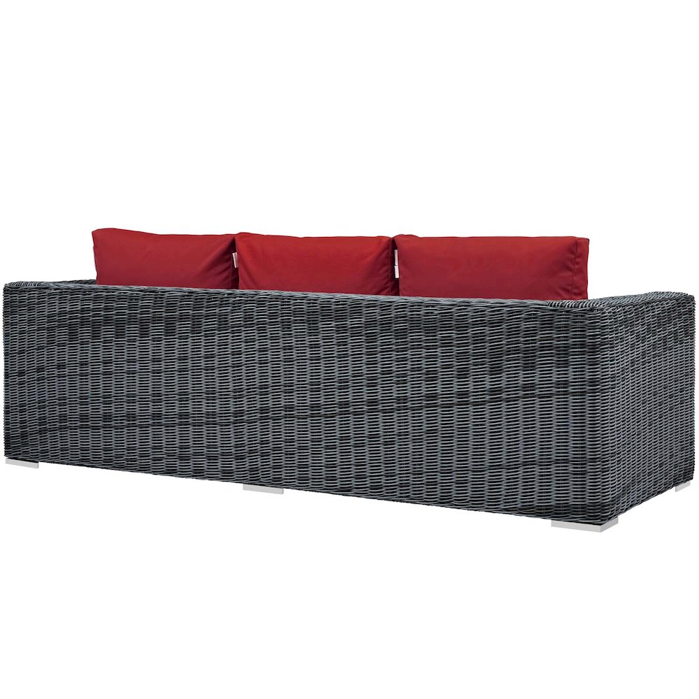 Summon Outdoor Patio Sunbrella Sofa. Picture 3