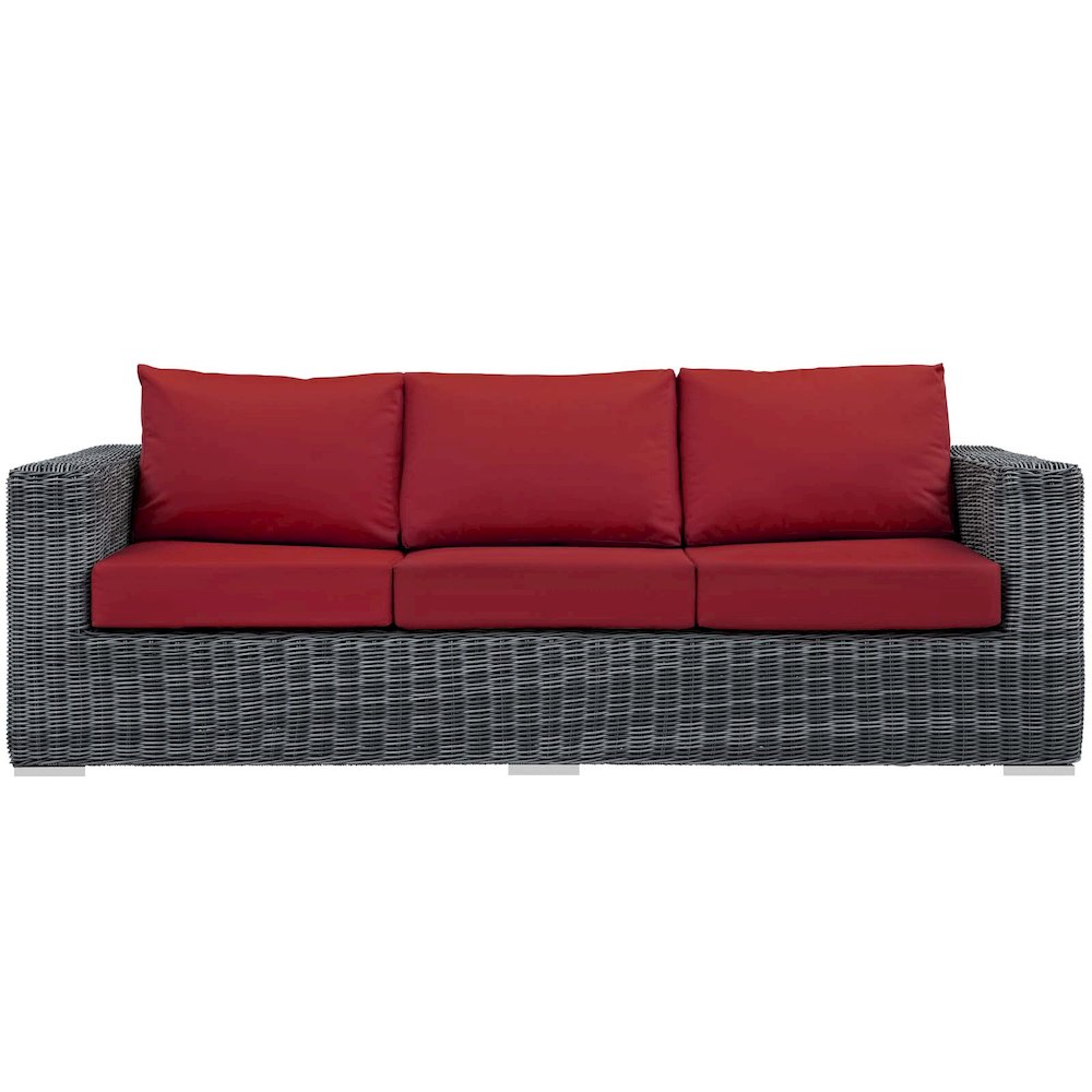 Summon Outdoor Patio Sunbrella Sofa. Picture 4