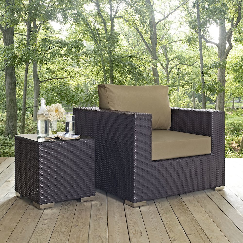 Convene Outdoor Patio Armchair. Picture 4