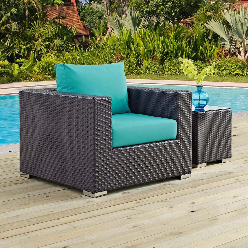 Convene Outdoor Patio Armchair. Picture 4