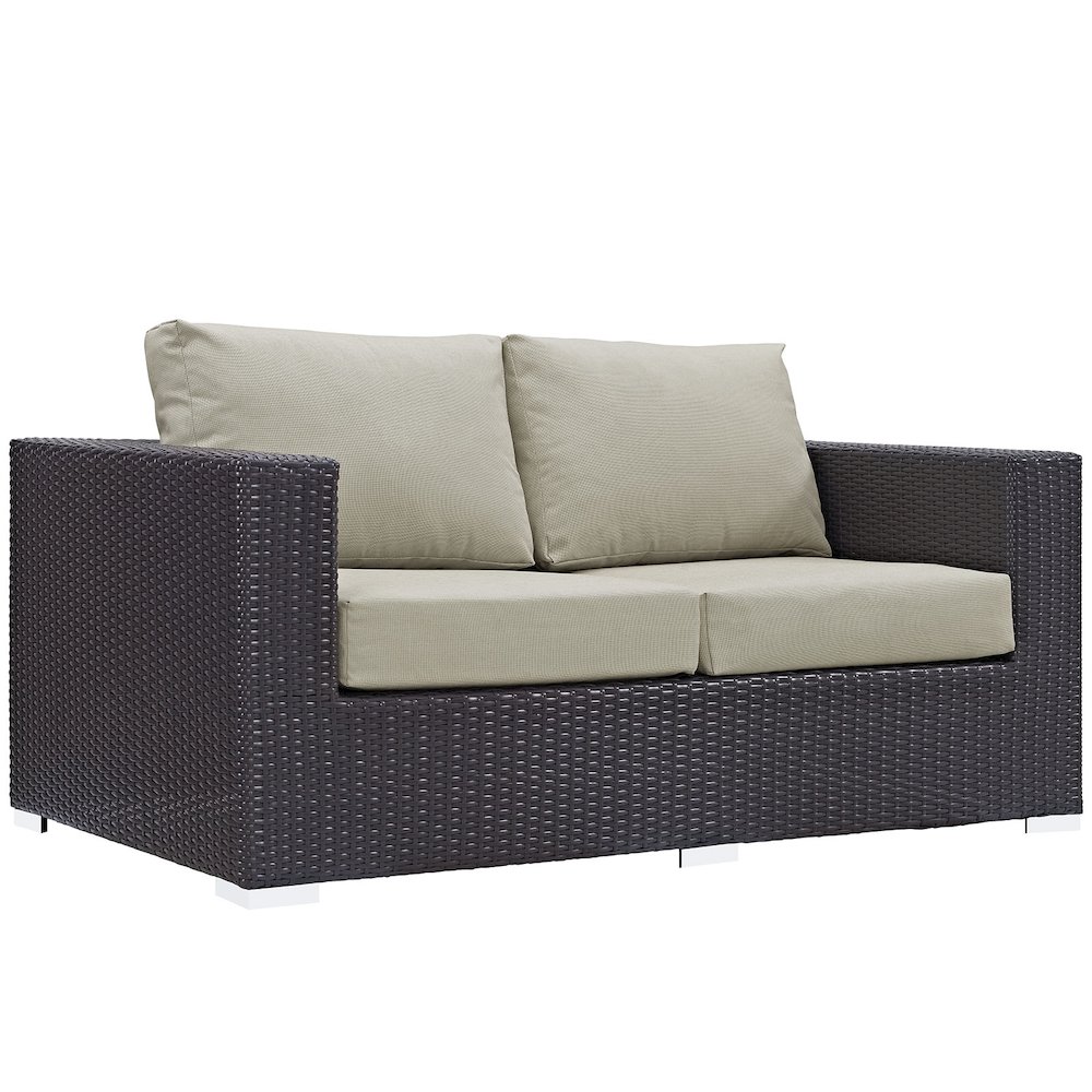 Convene Outdoor Patio Loveseat. Picture 1